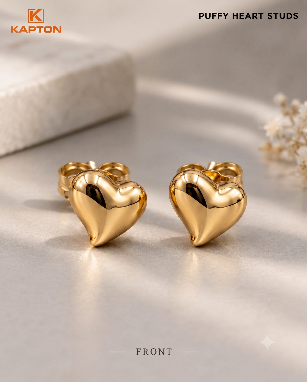 Puffy Heart Studds
